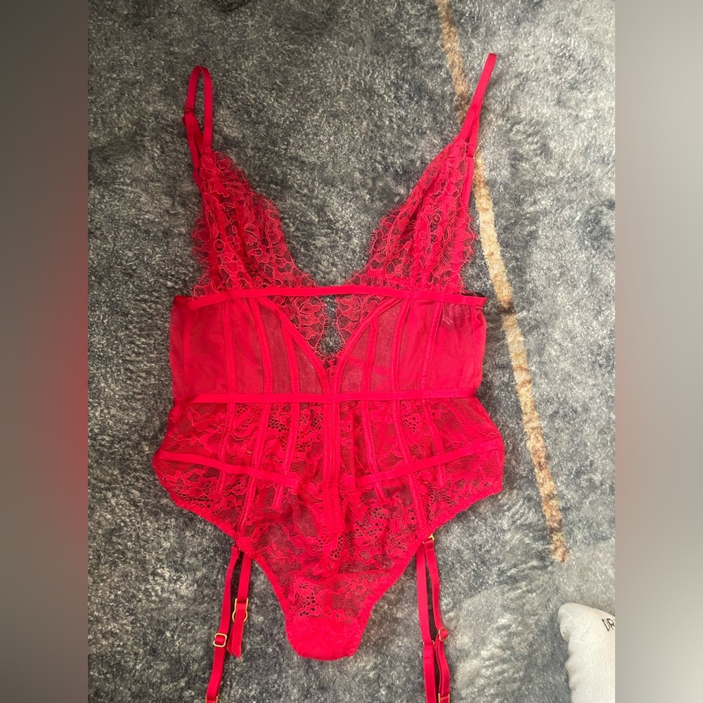 Sexy VS Red Lingerie Bodysuit size XS